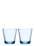Kartio Tumbler 21Cl Aqua 2Pcs Home Tableware Glass Drinking Glass Blue...