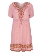 Crlinea Dress - Zally Fit Kort Klänning Pink Cream