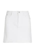 Hr A-Line Mini Skirt Kort Kjol White Calvin Klein Jeans