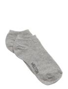 Sock - Sneaker Sockor Strumpor Grey Melton