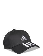 Baseball 3-Stripes Twill Cap Accessories Headwear Caps Black Adidas Pe...