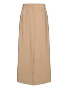 Object Objfaline Mw Ancle Skirt E Ss Fair 23 Beige