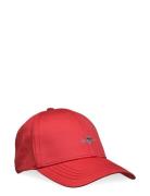 Unisex. Shield High Cap Accessories Headwear Caps Red GANT