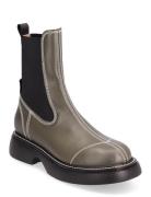 Everyday Shoes Chelsea Boots Green Ganni
