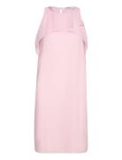 Dresses Light Woven Kort Klänning Pink Esprit Casual