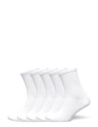 5-Pack Ladies Basic Socks Lingerie Socks Regular Socks White NORVIG