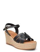 Espadrilles Sandalette Med Klack Espadrilles Black Billi Bi