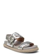 Sandals Platta Sandaler Silver Laura Bellariva