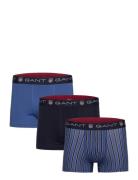 GANT Shield Stripe Trunk 3-Pack Blå