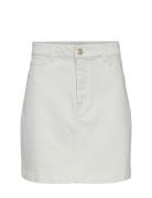 Nululu Short Skirt Kort Kjol White Nümph