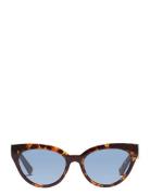 Raisa Recycled Sunglasses Tortoise Brown Solglasögon Brown Pilgrim