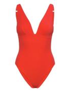 Understatement Underwear Plunge Swimsuit Orange