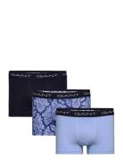 GANT Paisley Print Trunk 3-Pack Blå