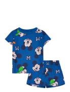 Pyjama Pyjamas Set Blue Mickey Mouse