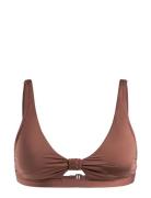 Roxy Silky Island Elongated Bra Brun