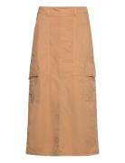 MOS MOSH Mmbreden Cargo Skirt Beige