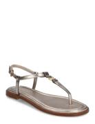 Jessica Sandal Platta Sandaler Silver Coach