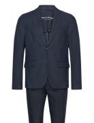 Bruun & Stengade Bs Pollino Classic Fit Suit Set Marinblå