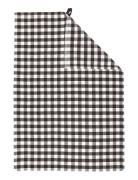 ERNST Kitchen Towel Square Brown/White Brun