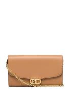 Lauren Ralph Lauren Leather Medium Adair Crossbody Beige