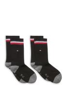 Tommy Hilfiger Th Kids Iconic Sports Sock 2P Svart