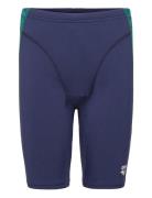 Boy's Arena Starfish Swim Jammer Navy-Turquoise M Badshorts Navy Arena