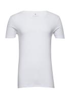 Jbs Of Dk T-Shirt V-Neck Tops T-shirts Short-sleeved White JBS Of Denm...