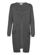 N2675, Milasz Ls Long Cardigan Tops Knitwear Cardigans Grey Saint Trop...