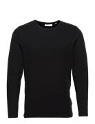 Cftheo Ls Tee Tops T-shirts Long-sleeved Black Casual Friday
