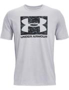 Ua Abc Camo Boxed Logo Ss Sport T-shirts Short-sleeved White Under Arm...