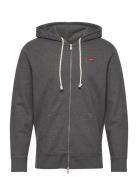 LEVI´S Men The Original Hm Zip Up Charcoa Grå