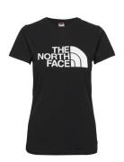 W S/S Easy Tee Sport T-shirts & Tops Short-sleeved Black The North Fac...