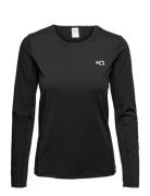 Nora Ls Sport T-shirts & Tops Long-sleeved Black Kari Traa