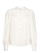 Baker Blouse Tops Blouses Long-sleeved White Fabienne Chapot