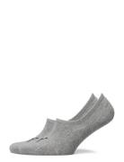 Puma Unisex Footie 2P High Cut Sport Socks Footies-ankle Socks Grey PU...