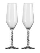 Orrefors Carat Champagne Flute 24Cl 2-Pack Nude