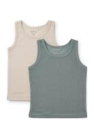Faris Tank Top 2-Pack Tops T-shirts Sleeveless Multi/patterned Liewood