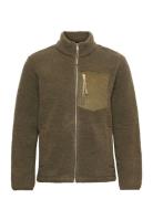 Pocket Fleece Tops Sweat-shirts & Hoodies Fleeces & Midlayers Brown Re...