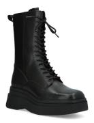 Carla Shoes Boots Ankle Boots Laced Boots Black VAGABOND