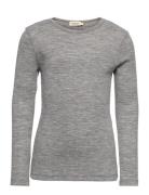 Tamra Tops T-shirts Long-sleeved T-shirts Grey MarMar Copenhagen