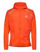 Marathon Jacket Sport Sport Jackets Orange Adidas Performance