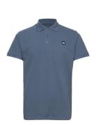 Albert Organic/Recycled Polo Tops Polos Short-sleeved Blue Kronstadt