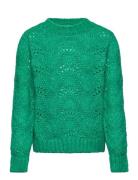 LP Boys Lpbibbi Ls O-Neck Knit Tw Bc Grön