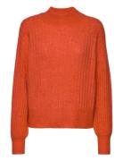 Ihkamara Ls5 Tops Knitwear Jumpers Orange ICHI