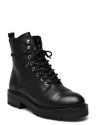 Jana Shoes Boots Ankle Boots Laced Boots Black Pavement