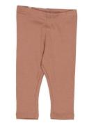 Wheat Rib Leggings Rosa