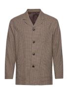 D2. Checked Smock Jacket Suits & Blazers Blazers Single Breasted Blaze...