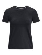 Ua Seamless Stride Ss Sport T-shirts & Tops Short-sleeved Black Under ...