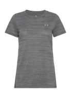 Ua Tech Tiger Ssc Sport T-shirts & Tops Short-sleeved Grey Under Armou...