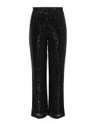 Onlgoldie Wide Pant Wvn Bottoms Trousers Wide Leg Black ONLY